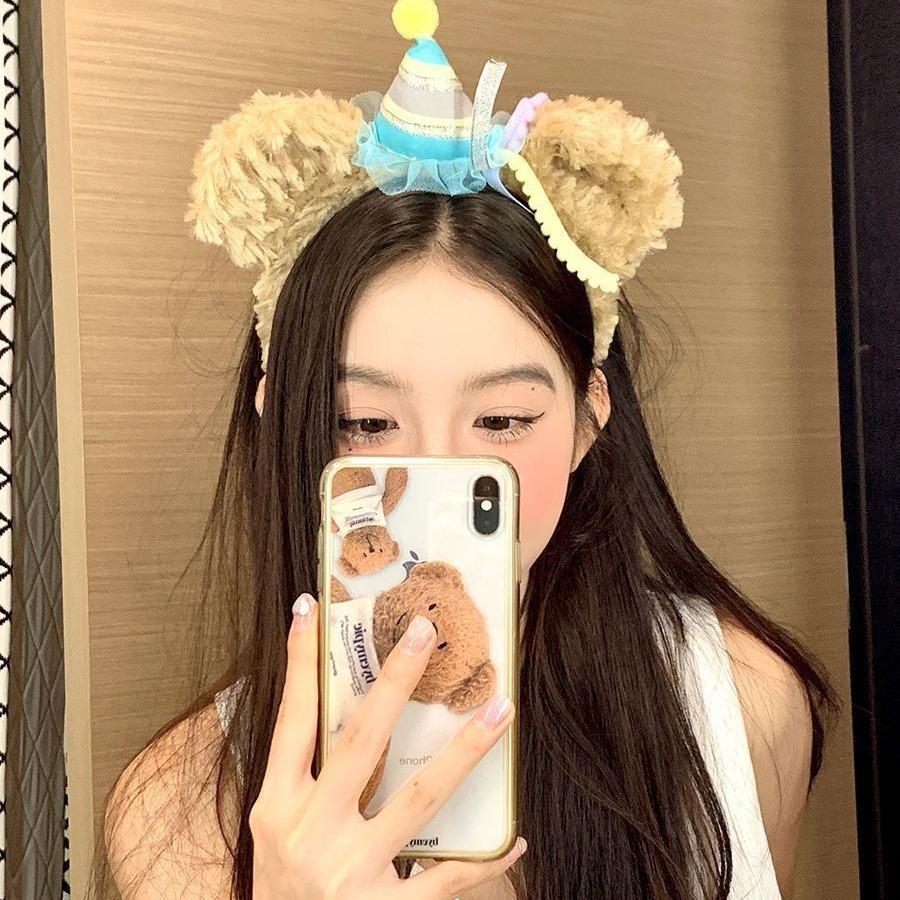 Милая повязка на голову Tamiflu, универсальная повязка на голову для мытья лица для детей и взрослых, фото, современные аксессуары для волос, женская заколка для волос, головной убор