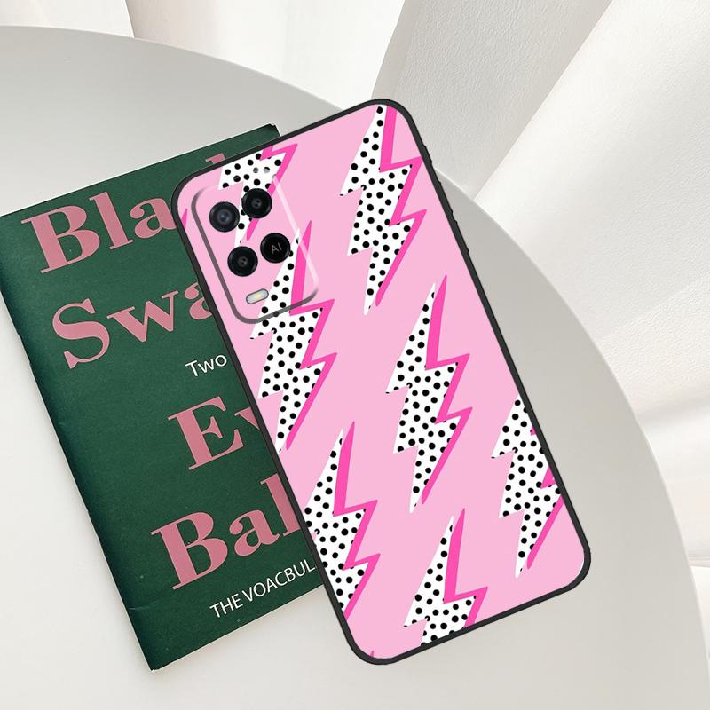 Lightning Bolt Case For Oppo A15 A16 A17 A52 A72 A76 A96 A54 A74 A94 A54S A57S A58 A78 A98 A57 A77 Cover
