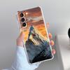 Чехол для телефона Samsung Galaxy S26 S25 S24 S23 S22 Ultra S20 S21 FE 5G Plus Мягкий прозрачный чехол Пейзаж с горными вершинами