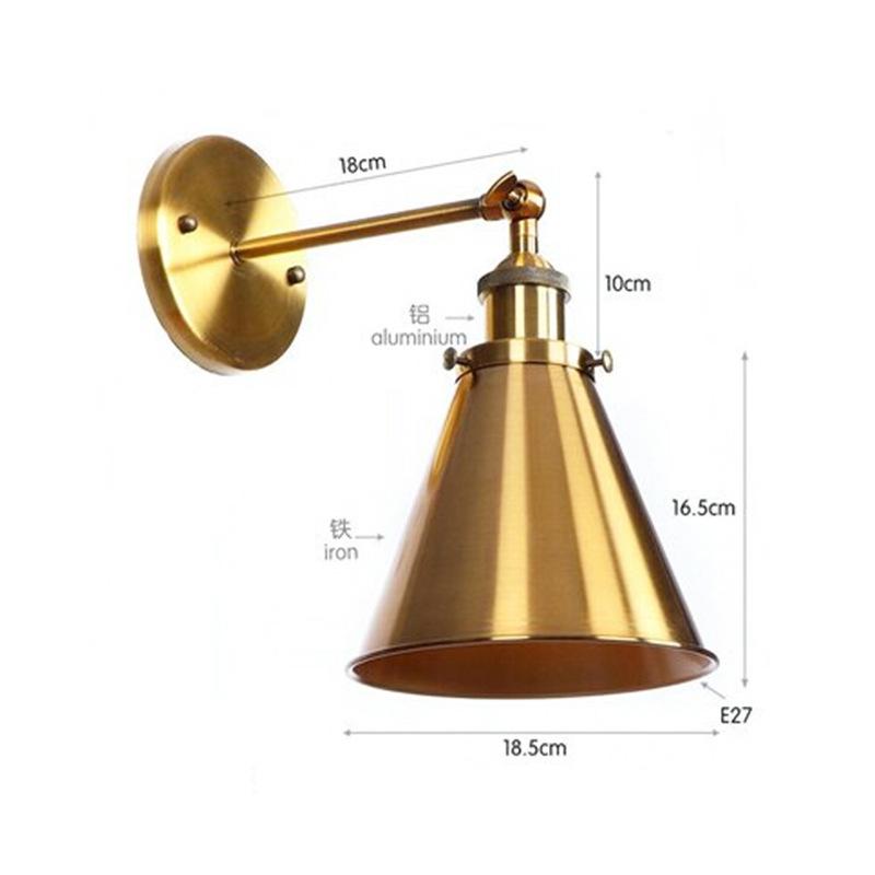 Американский Железный Арт Мульти Фестиваль НЛО Бар Ресторан Черный Индивидуальность Простая Спальня Декор Лампа для Спальни Настенный Светильник