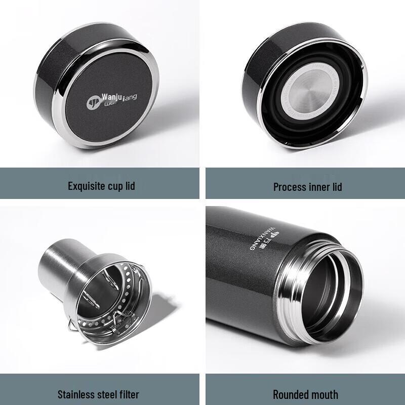 WANXIANG Stainless Steel Vacuum Insulated Tea Mug