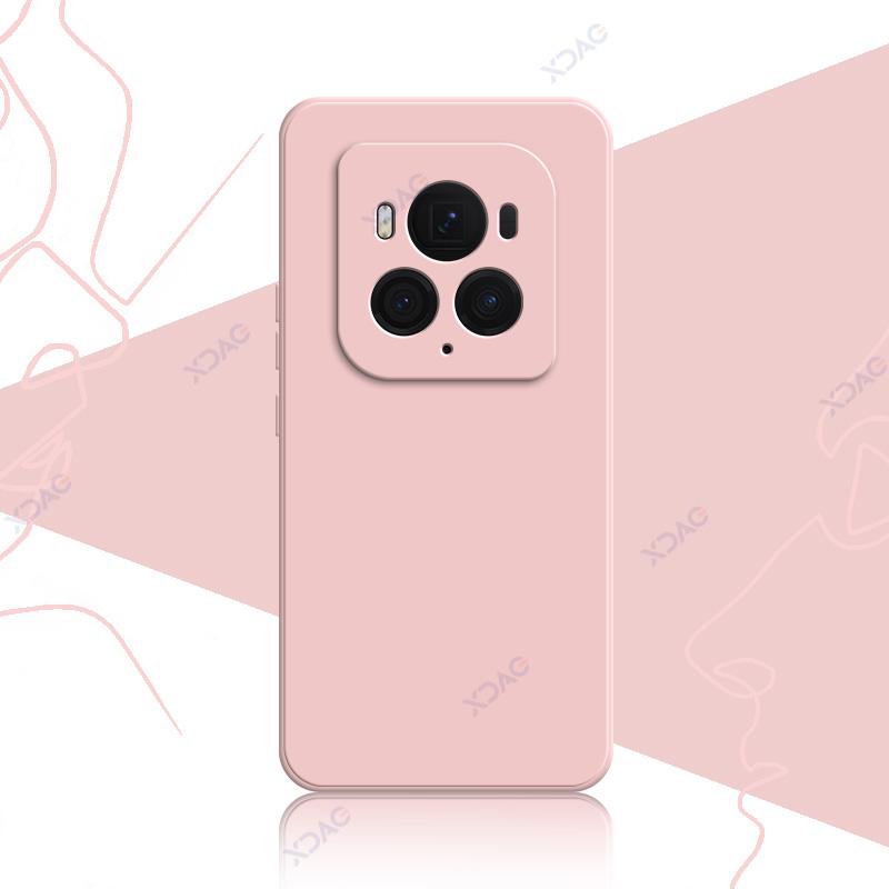 Роскошные двухслойные чехлы для Honor Magic6 Magic 6 Pro Ultimate 6Pro 6Ultimate 5G Square Liquid Silicone Phone Armor Coque