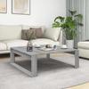 VidaXL Coffee Table Sonoma Grey 100x100x35 Cm Engineered Wood 816000