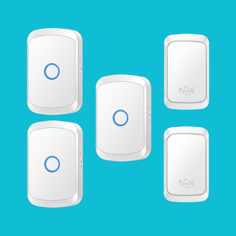 Wireless Waterproof Doorbell, Self-Powered, Ultra-Long Range with Remote for Elderly.