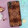 Коричневый Western Case с ручной тиснёной отделкой для Xiaomi Redmi Note 14 13 12 11 10 9 Pro 9S 10S 11S 12S Redmi 10C 12C 13C 14C Чехол