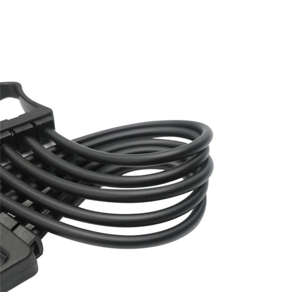 Синий пружинный резиновый эспандер для груди, тренажер для растяжки, эластичная лента для тренировки мышц