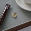  High Quality Cubic Zirconia Finger Ring Adjustable 18K PVD Plated High Quality Charm Stylish Golden Jewelry Gift
