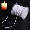 1 Roll of 61m Cotton Woven Candle Wick DIY Handmade Candle Wick 24 Strands Candle Wick Thread