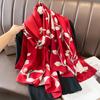 Women'S Elegant And Versatile Spring And Summer Sunscreen Autumn And Winter Warm Scarf Fashion Shawl Dual-Purpose