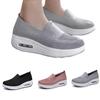 Women's Orthopedic Sneakers - New Air Cushion Slip On Walking Shoes Orthopedic Stretch Diabetic Casual Walking Wide Shoes with Arch Support