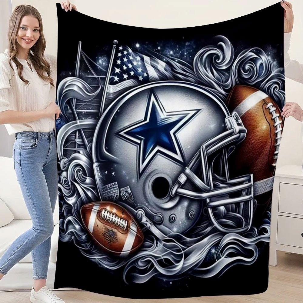 1pc Fun Pattern Flannel Blanket, Machine Washable and Fade-Resistant, Small Throw Blanket for Home, Dorm, Naps, and Air-Conditioned Rooms