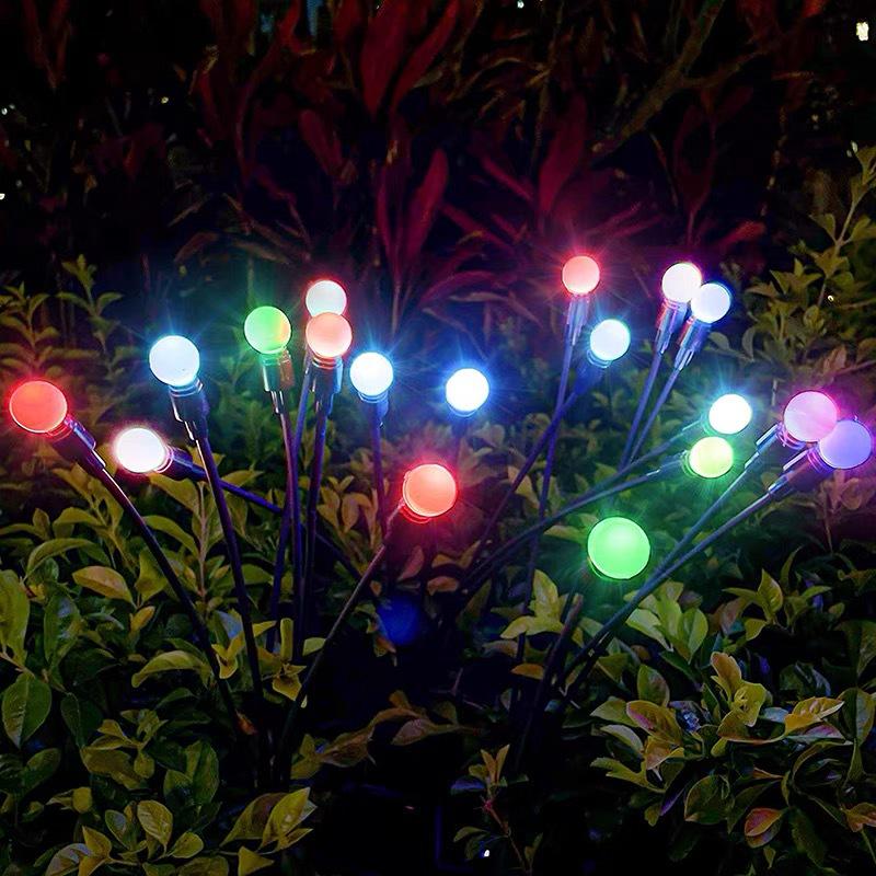 Outdoor Rainproof Solar Firefly Garden Lights