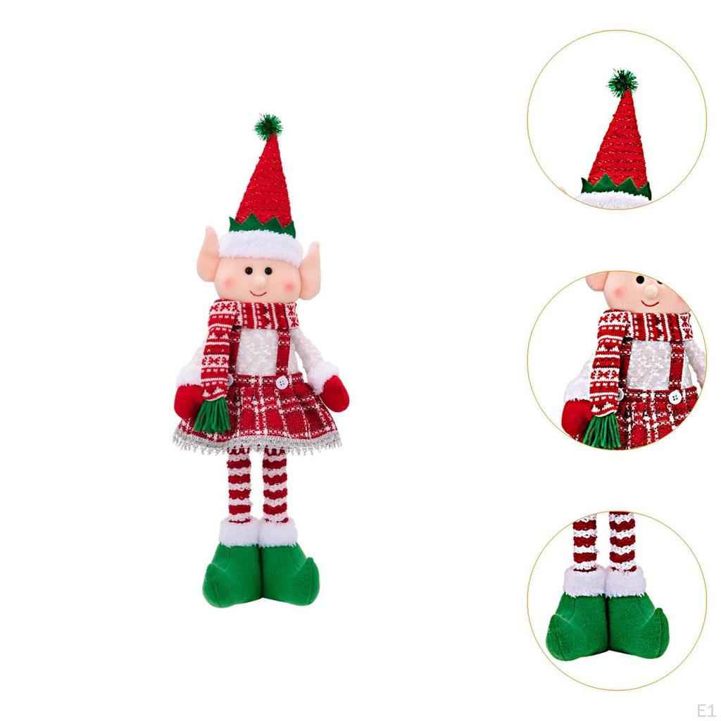 Christmas Doll Decoration Figure Cute Table Top Decor for Home