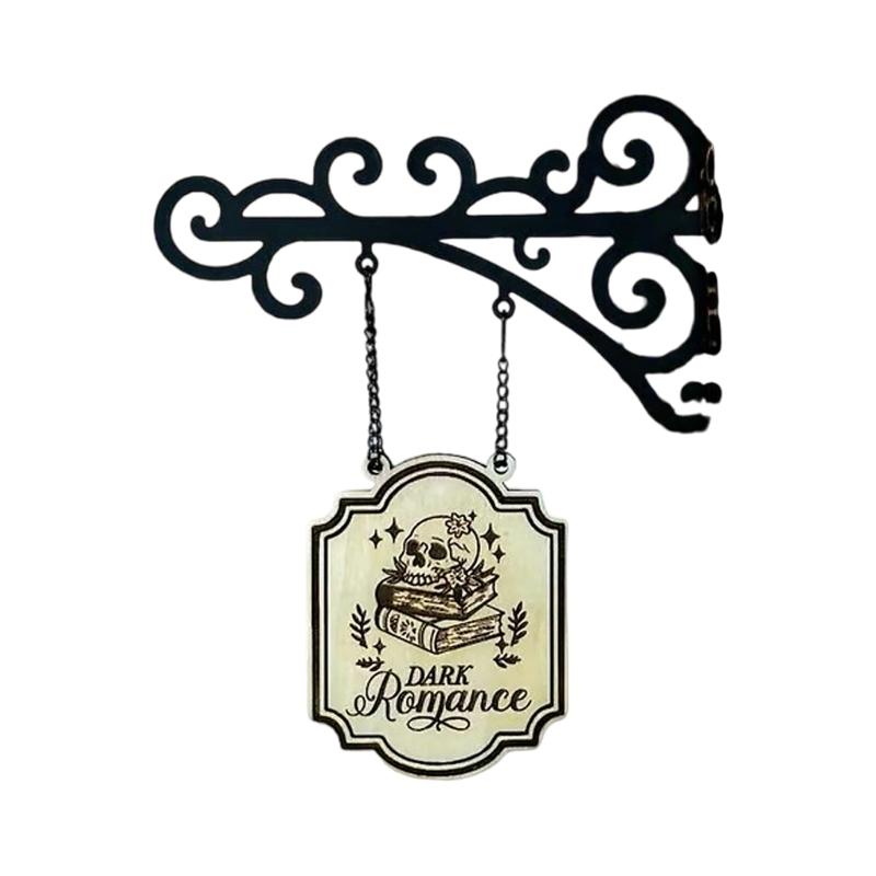 Wood And Iron Materials Book Nooks Tavern Signs Book Type Divider Bookmarks Divider For Bookshlf Library Book Management