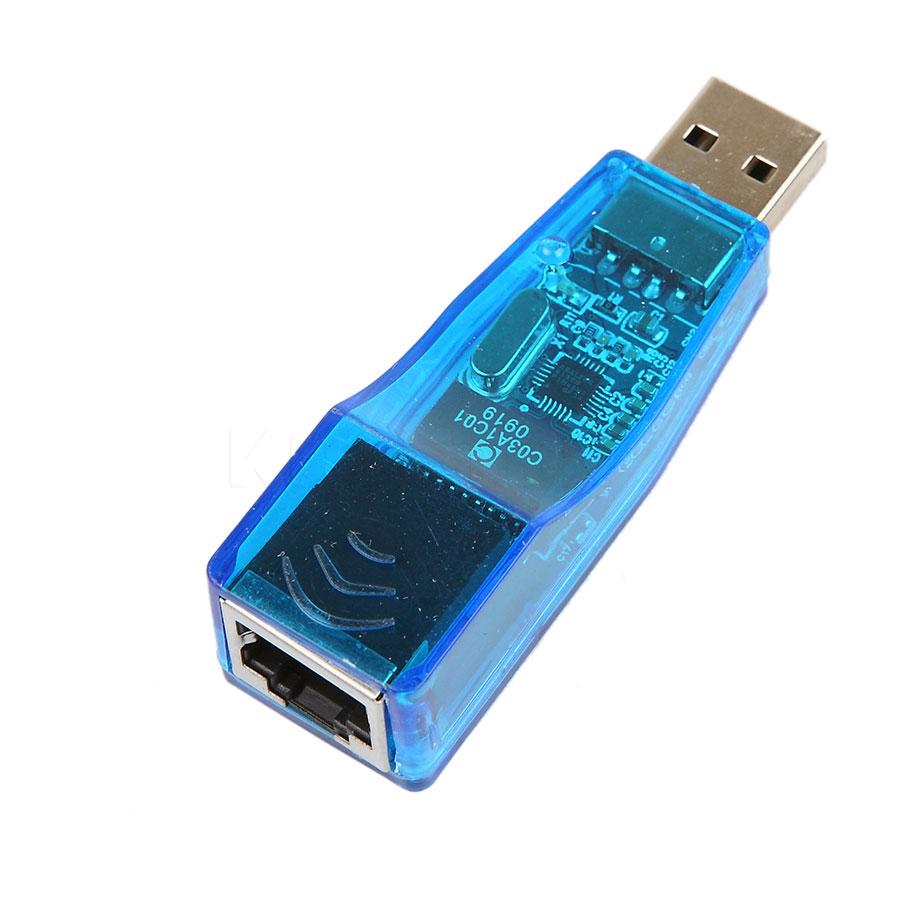 RJ45 USB Adapter Lan Card  Ethernet Adaptor Network 10/100 Mbps for Laptop PC AVE