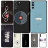 Minimalist Music Lover Case For Samsung Galaxy S23 Ultra S22 S21 S20 FE Note 20 Ultra S8 S9 S10 Note 10 Plus Cover