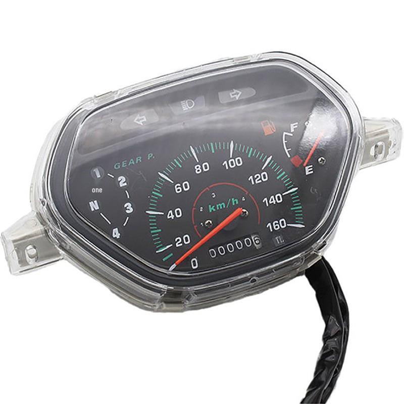 Yibaike Мотоциклетный прибор с изогнутым лучом TBT110: Сборка тахометра, одометра, спидометра.