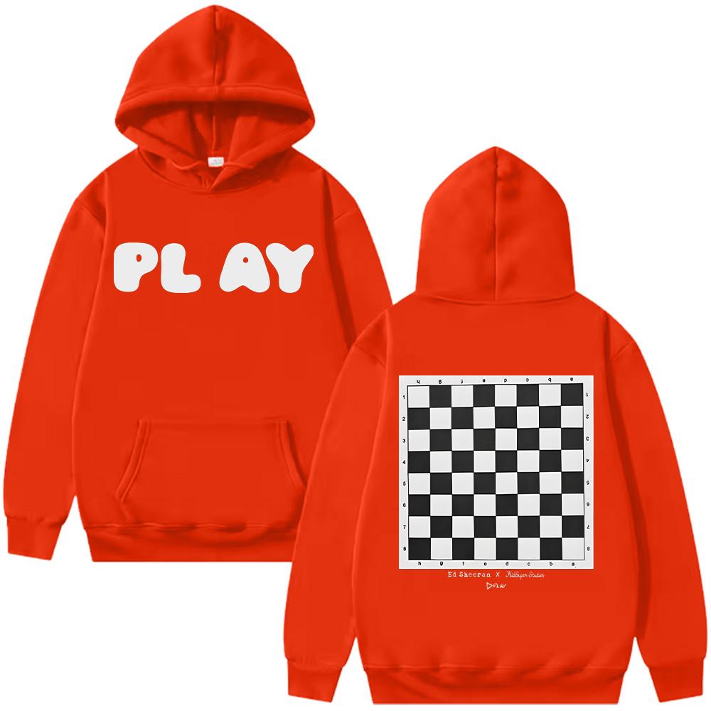 Ed Sheeran Play X KidSuper Hoodies Unisex Harajuku Vintage Hip Hop Sweatshirt High Quality Oversized Streetwear Casual Hoody