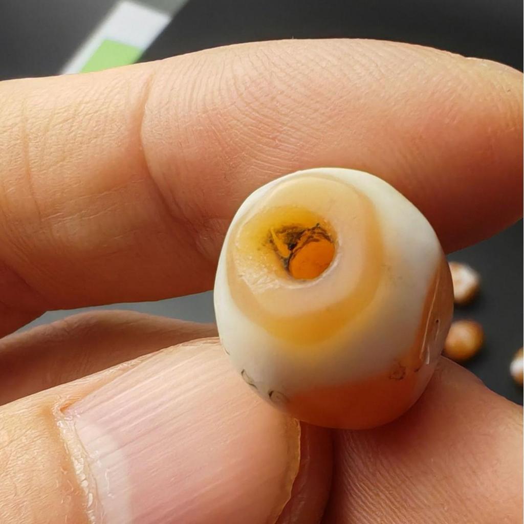 Тибетские натуральные травленые бусины Дзи из агата ручной работы с выветренной патиной, 15 мм для бисероплетения своими руками