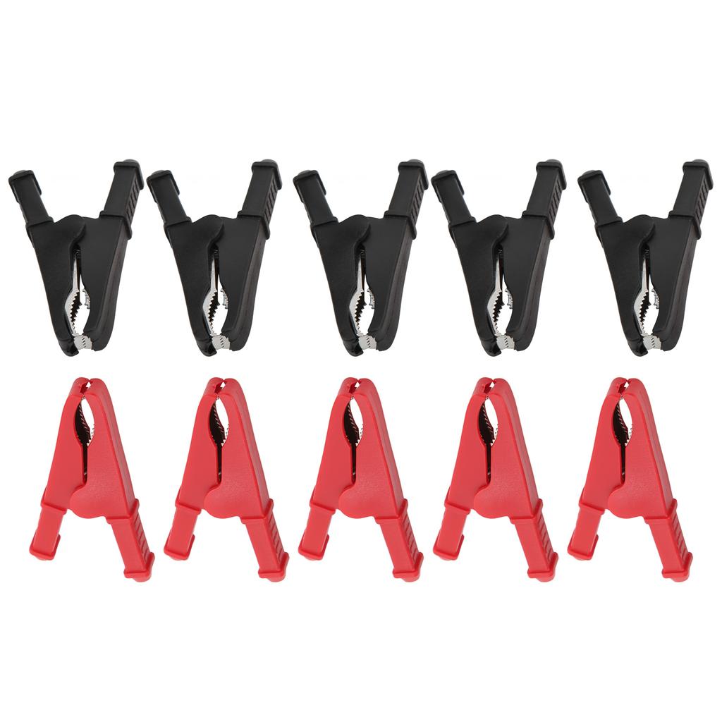 10pcs Electric Test Clip Good Electrical Conductivity Corrosion Resistance Power Test Accessories 30A 1000V