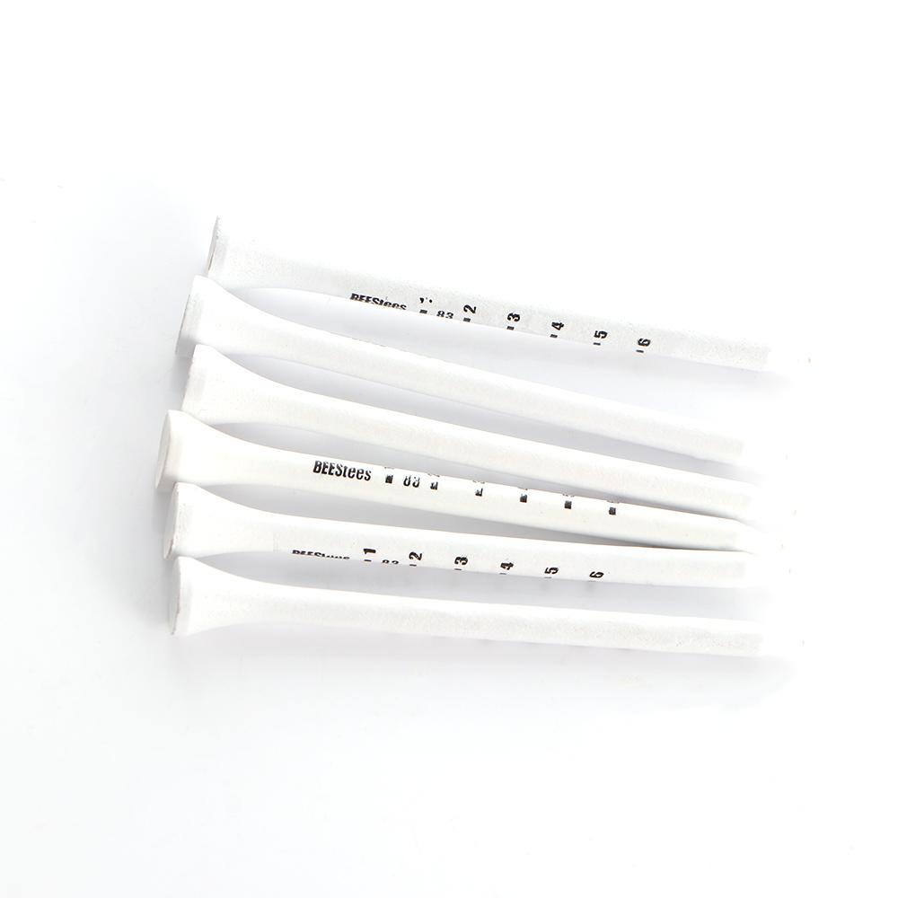 20pcs 83mm Professional White Golf Tees Golf Holder Ball Socket Tee