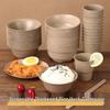 Inmai Disposable Rice Husk 4-Piece Tableware Set