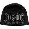 AC/DC Черная шапка унисекс для взрослых