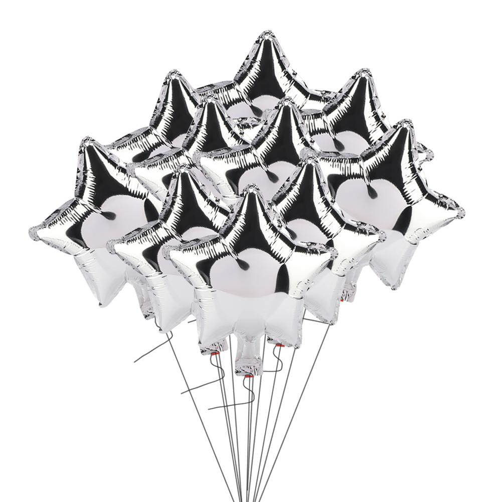 10pcs 10 Aluminum Foil Balloons Party Wedding Birthday Decor