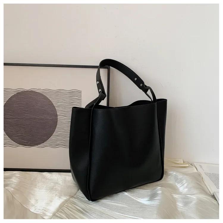 Популярная ретро новая простая повседневная женская сумка через плечо для женщин новая западная женская сумка модная женская дизайнерская сумка через плечо