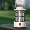 Outdoor LED Camping Lantern Portable Lamp Retro LED Light Travel Tent Lamp Portable Lanterns Fishing Lamp