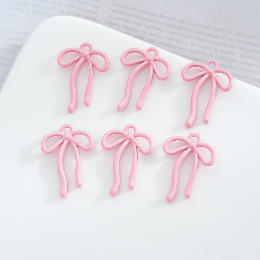 Подвеска-кулон в виде лука-стримера из сплава, Ювелирные изделия, Сделай сам, Ручная работа, Браслет, Ожерелье, Подвеска, Материал для аксессуаров