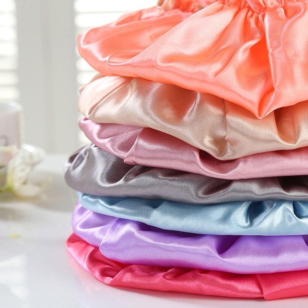 Утолщенная шапочка для душа с принтом, двухслойный дизайн, чехол для сушки волос, новые водонепроницаемые шапочки для душа