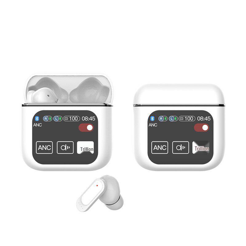 Беспроводные Bluetooth-наушники-вкладыши V8 Display A9pro с AI-переводом и шумоподавлением A10ANC V20