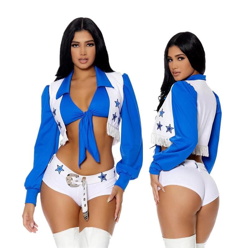 Стильный костюм чирлидерши для женщин, идеально подходящий для Хэллоуина и сценических выступлений