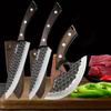 Ножи для обвалки, поварские ножи для нарезки мяса, фруктов, сашими, кухонные ножи, лезвие ручной ковки из нержавеющей стали, универсальный нож для барбекю