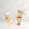 Plastic Sports Water Bottle Leakproof Portable Water Cup Students Simple Bottle Coffee Tea Cup with Tea Infuser Summer Drinkware