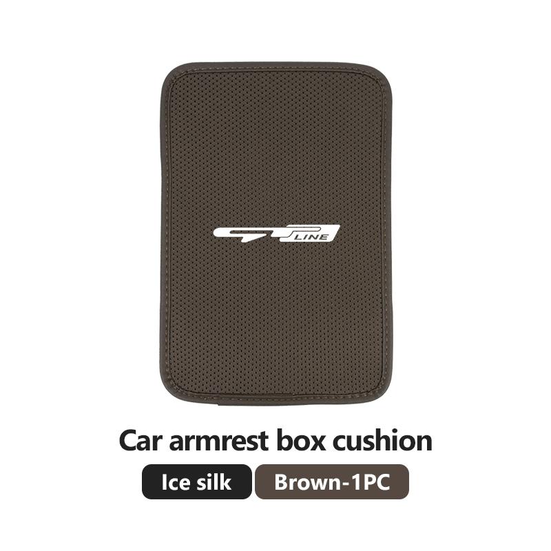 CKTJ8 Car Center Console Covers Soft Armrest Mat Styling Accessories For KIA K5 K2 Optima Soul Spectra Niro Cadenza Sephia Carens