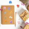50Pcs/Set Dazzling Flowers PET Stickers Waterproof DIY Fashion Decals Journal Stickers