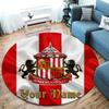 Sunderland A.F Custom Name Round Area Rug,Carpet Rug for Living Room Bedroom Sofa Playroom Decor,Non-slip Floor Mat
