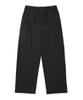 COVERNAT Summer Double-Pleated Semi-Wide Slacks Black