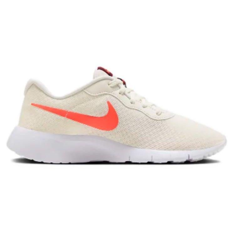 Nike Tanjun Easy On Lightweight Training Durable Breathable Shock Absorption Low Top Kids Running Shoes Kids Sneaker Beige DX9041-101