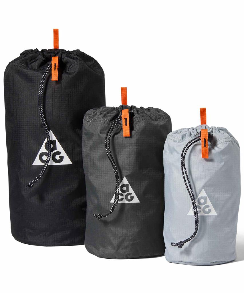 Nike Мешок-упаковка ACG 3 шт. (8L) - черный:Безопасность Оранжевый:Summit White / Im5022-010