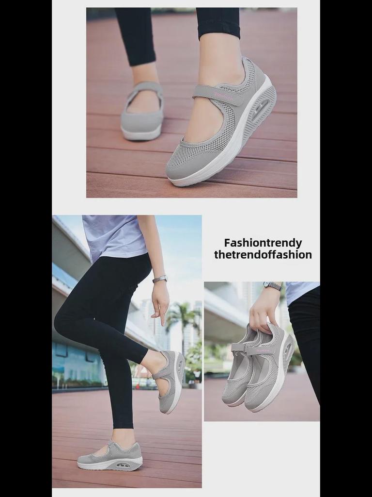 Женские легкие низкие кроссовки с воздушной подушкой и липучкой 2023 года