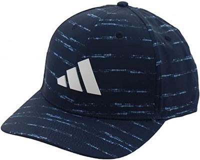 Кепка Adidas Golf Tour Print Golf College, мужская, размер свободный, темно-синяя,