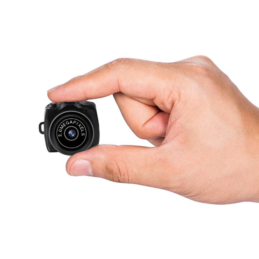 20W Tiny Camera HD Video Audio Recorder Car Sport Micro Cam Webcam With Mic Y2000 Camcorder Small DV DVR Security Secret Nanny