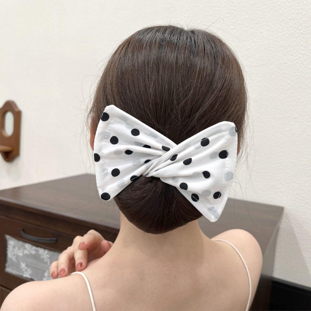Multicolor Headband Hairpin Cloth Ponytail Holder Hair Accessories Headband Curler Women