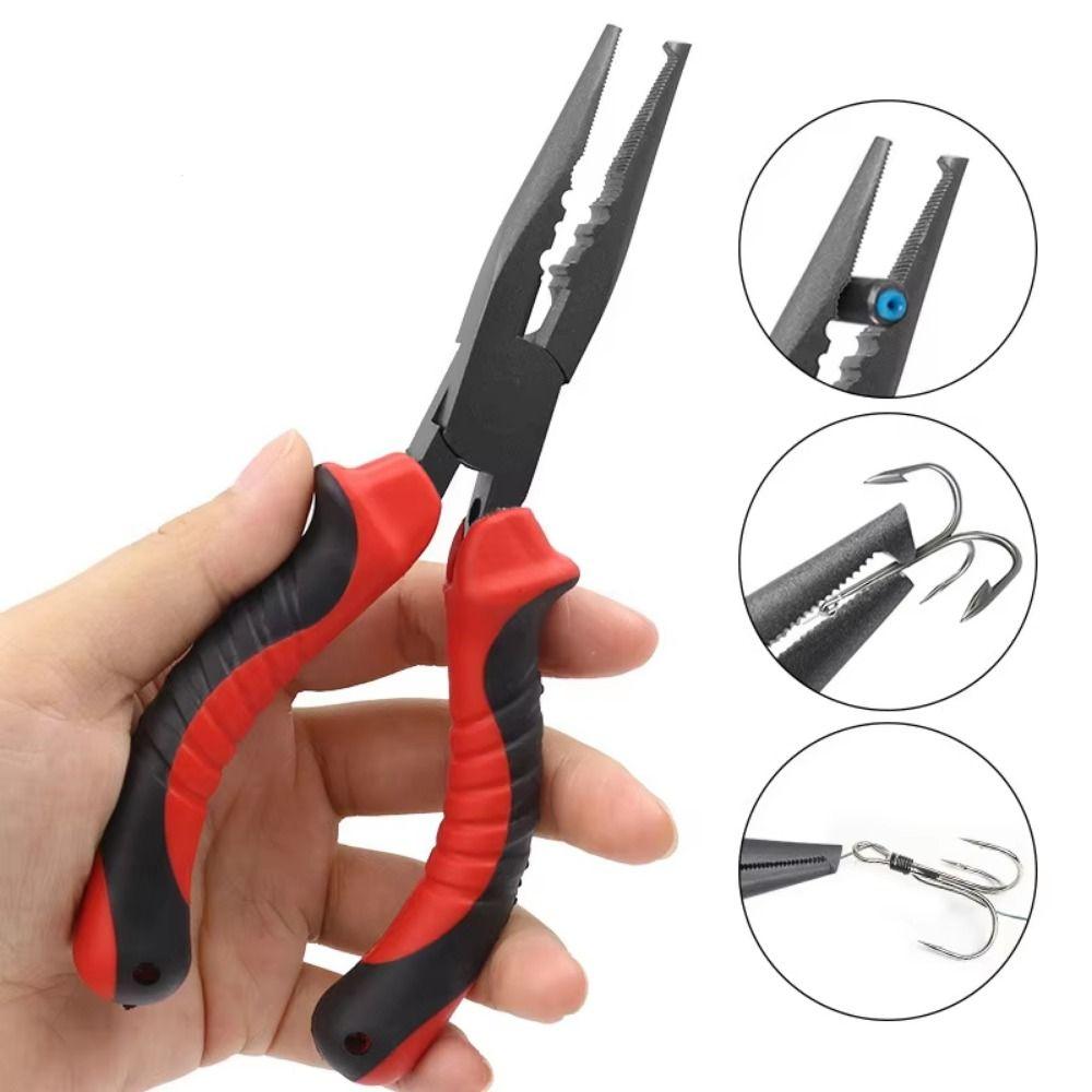 Line Cutter Fishing Pliers High Carbon Steel Fishing Tied Hooks Pliers Outdoor Camping