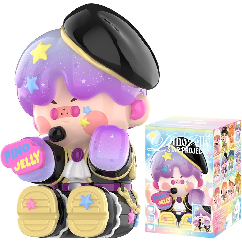 Pop Mart Pino Jelly Звездный Проект Серия Коллекционная Фигурка Премиум Игрушка Оригинальный Персонаж 1 Штука