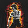 Bruce Lee Unisex Adult Dragon Fire Long-Sleeved T-Shirt