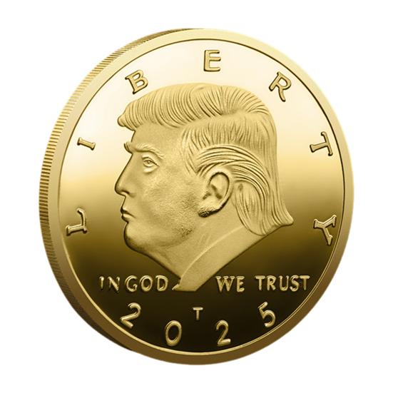 Памятная монета Liberty, металлическая монета с изображением Трампа, 47-й президент США, коллекционный жетон, подарок сторонникам MAGA/KAG